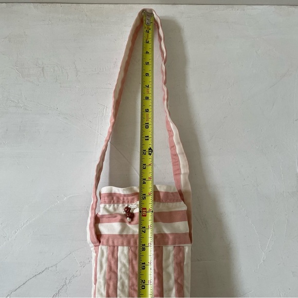 Handmade Quilt Tumbler Carry Case Tumbler Bottle Sling Bag Pink White - Picture 6 of 11